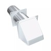 Lambro 4"Wht Plst Prefd Hd Vent