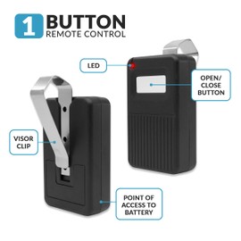 Garage2Go Garage Door Remote Replacement for Linear DTC Delta 3 DNT00002A (310-mhz)