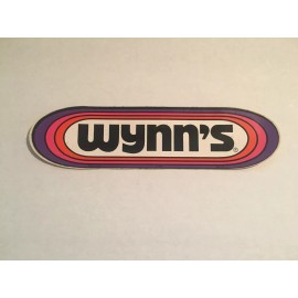 WYNN OIL COMPANY OF CA. 1969 WYNN'S OIL ADDITIVE VINTAGE ORIGINAL RACING STICKER DECAL NASCAR NHRA NOS