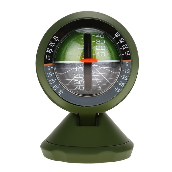 Slope Meter,Inclinometer Car Ball,Outdoor Multifunction Car Inclinometer Equipment Angle Slope Meter Balancer Luminous High Precise Car Compass Clinometer Indicator Level Meter Digital for Dashboard