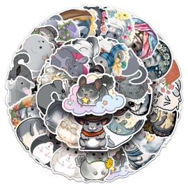 Dragon Cat Stickers for Laptop(50 Pcs),Gift for Kids Teens Adults Girl,Cat Waterproof Stickers for Water Bottle,Vinyl Stickers for Scrapbook,Journal,Dairy,Skateboard
