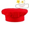 CRJHNS Kids Apron and Chef Hat Set, Adjustable Cotton Child