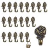 Push Pin Hangers, 20 Pcs Zinc Alloy Rose Pin Hooks