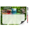 younikat dv_1224 Magnetic Wipe Clean Timetable I Wild Animals Colourful