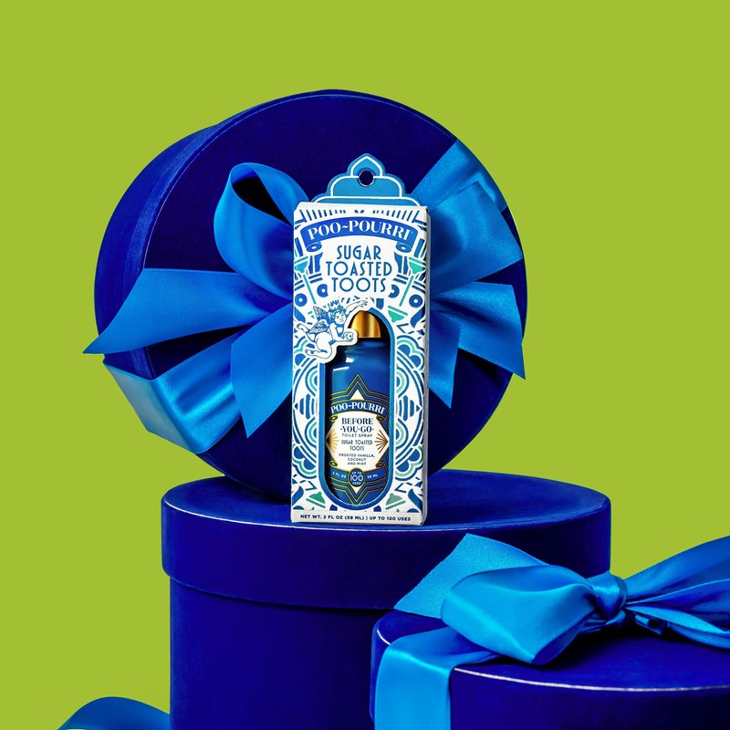 Poo-Pouri Before-You-Go Holiday Toilet Spray, Sugar Toasted Toots, 2 Fl