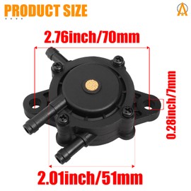 QAZAKY GC160 Fuel Pump for 16700-ZT3-013 16700-Z0J-003 EU2000i GC135 GC190 GCV160 GCV190 GX610 GX620 GX670 GXV50 GXV100 GXV390 GXV530 GXV610 GXV620 GXV670 EU2200i Pressure Washer Lawn Mower Engine
