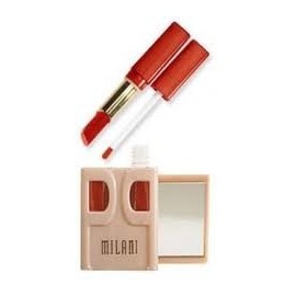 Milani Pretty Pair Matched Lipstick, Lipgloss and Mirror