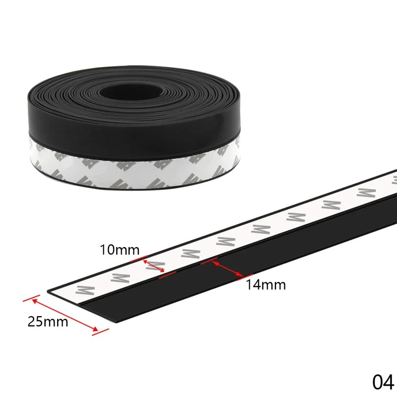 Self-Adhesive Door & Window Sealing Strip for Home – 25mm