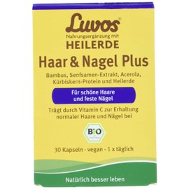 LUVOS Hair & Nail Plus Organic Dietary Supplement 30 Capsules