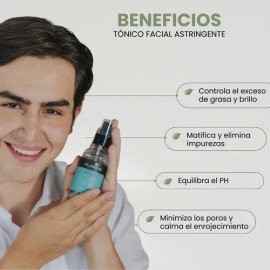 Tonico Facial Astringente 120ml Rusens Piel Mixta A Grasa