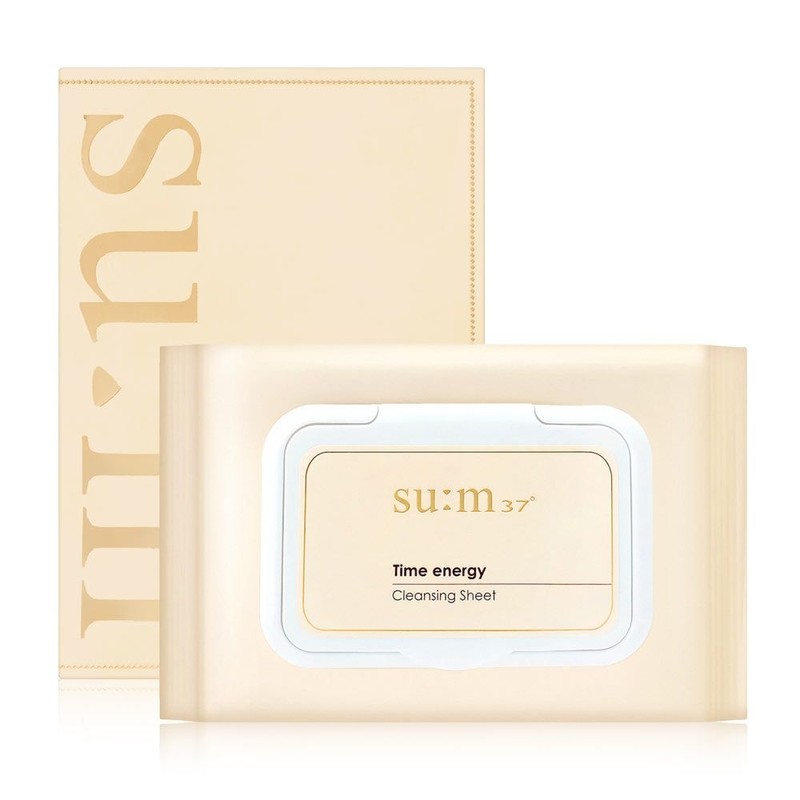 Breath 37 [Sum37 Degrees] Time Energy Organic Cleansing Sheets 50