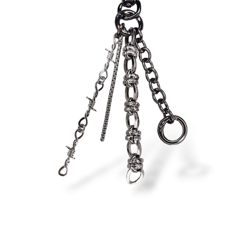Milk Wave Quattro Pulse Chain Key Ring