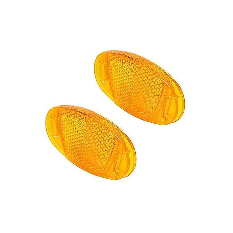RR-316-WUW/WUA Wheel Reflector (2 Pieces) Amber