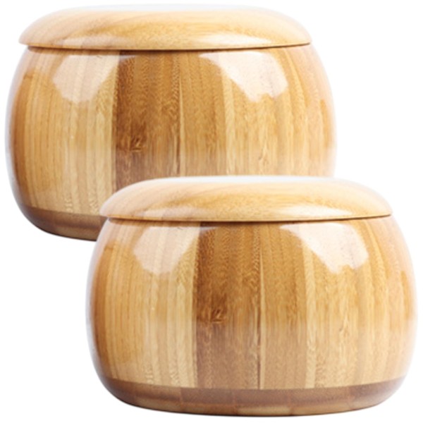 Chandini Bamboo Go Stone Holder, Natural Go Stone Case, Toy,