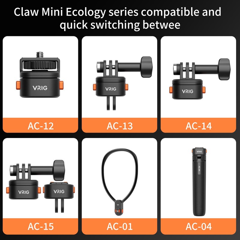 VRIG Camera Tripod Quick Release Plate Universal Mount Magnetic Base