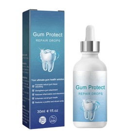 Gum Regrowth Drops,Teeth Repair Gel,Gum Protect Repair Gel,Natural Repair Treatment for Receding Gums,Enhances Overall Oral Health,Protect Gums and Oral Care,Eliminate Bad Breath,Confident Smile