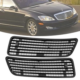Par de capó rejilla de ventilación de aire cubierta para Mercedes S550 W221 W216 W251 R350 2007-2013 2218800205 2218800305
