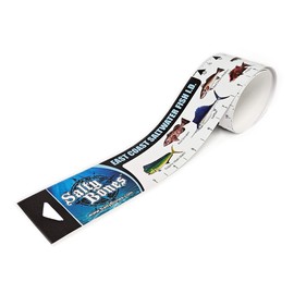 Salty Bones 36" Fishing Ruler Sticker - East Coast Saltwater Fish ID - Made in The USA