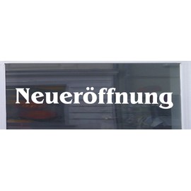 Don Cappello New Opening Window Lettering Sticker Advertising Car Shop 1 Piece 150 cm White