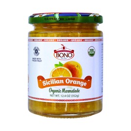 BONO Sicilian Orange Organic Marmalade, 3 pack