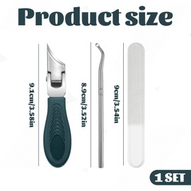 Wide Jaw Slanted Nail Clippers 3 Set of Eagle Beak Nail Clip pers Angled Nail Clipp ers Eagle Beak Beveled Nail Clippers Wide Jaw Opening Anti-Splash Slanted Nail Clipper for Thick Nails, Ingrown Care