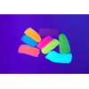 Moon Glow Neon UV Hair Colour Streaks | White |