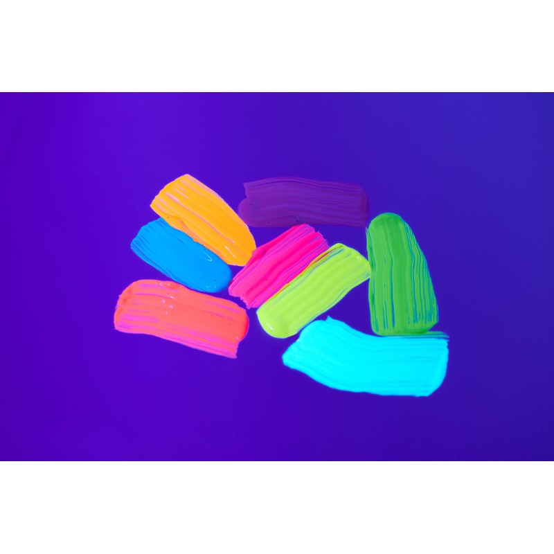Moon Glow Neon UV Hair Colour Streaks | White |