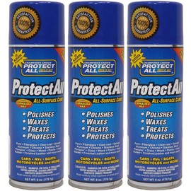 Protect All 62006-03 All Surface Cleaner and Polish Aerosol, 6 fl. oz., 3 Pack