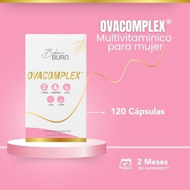 Ovacomplex | Folato, Magnesio, Vit D, Zinc, CoQ10, Berberina | Multivitaminico para Mujer. Energía y Vitalidad Hormonal.