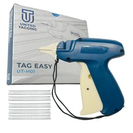 UNITED TAGGING Tag Easy UT-H01 Professional Tagging Gun, Price Tagging Gun for Clothing, Standard Retail Price Tag Attacher Gun for Clothes with 500 pcs Fasteners for Store