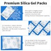 Durimoiy 120 Pcs 5 Gram Silica Gel Packs, Transparent Desiccant,