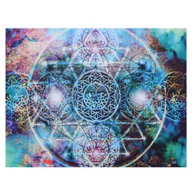 Polyester Tapestry Abstract Geometry Pattern Wall Hanging Blanket Art Home Decoration230x180cm
