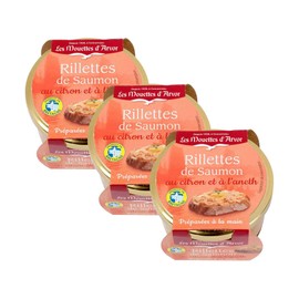 Les Mouettes d'Arvor Rillettes of Salmon w/Lemon & Dill 3-Pack | 3 x 125g
