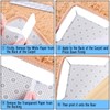 24 Pieces Carpet Non-Slip Underlay, Washable and Reusable Carpet Non-Slip