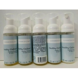 Cosmedicine 5 pk COSMEDICINE Healthy Cleanse Foaming Cleanser & Toner in one 1.52oz ea UNBOX