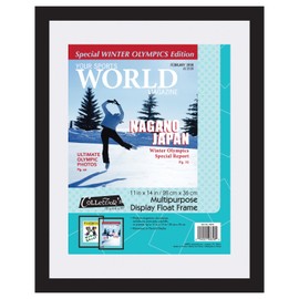 MCS 11x14 Inch Magazine Display Float Frame (46646) , White