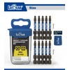 LaBear - 10piece Robertson square Impact high torque Screwdriver Bit