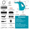 CHEFJOY Handheld Steam Cleaner, 1400W Pressurized Steamer with 17 Pieces