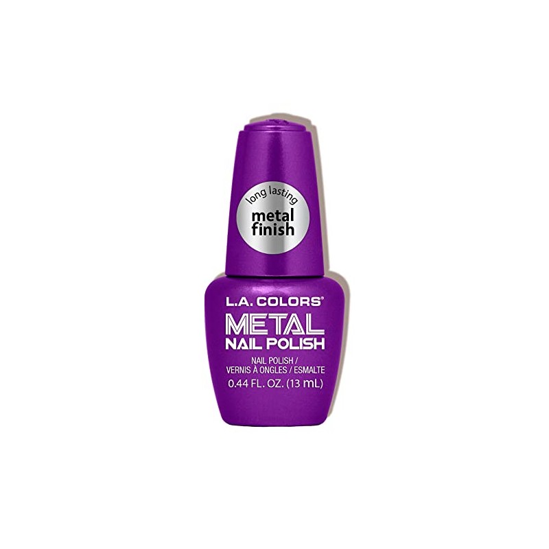 L.A. COLORS Metal Nail Polish, Violet Vixen CNL154