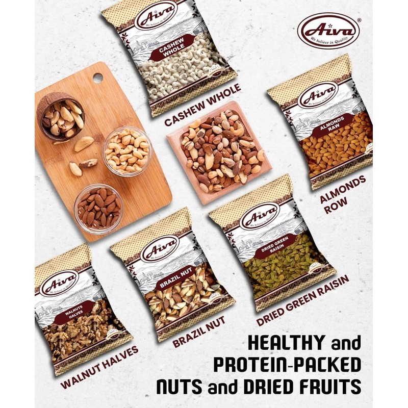 AIVA - Cashew Pieces Raw Premium Grade, 10 lb Bulk,