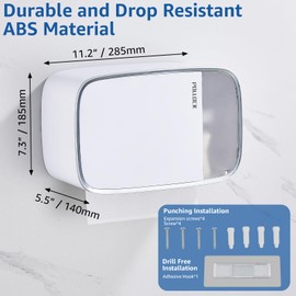 Paper Towel Dispenser Holder Wall Mount,Commercial Paper Towel Dispenser Multi-fold Trifold C Fold,Hand Towel Holder,Paper Roll Napkin Tissue Dispenser,Paper Towel Holder for Bathroom Kitchen