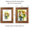 LUCKYLIFE 8x10 Picture Frame Set of 4, Rustic Bronze Picture
