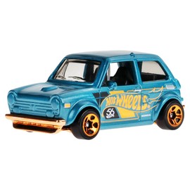 Hot Wheels Collectible Die-Cast Vehicle - Custom '70 Honda N600 Car - Teal and Gold - HDH54-5/6