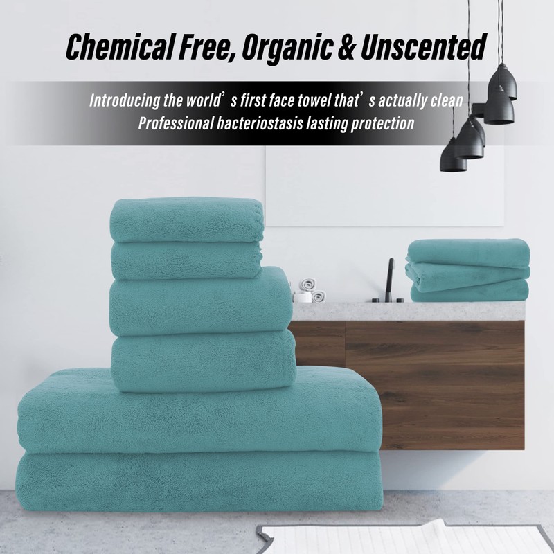 MOONQUEEN Ultra Soft Towel Set-Quick Drying - 2 Bath Towels