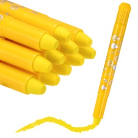 sourcing map Twist Crayons, Twist Crayons Gel Watercolor Set Washable Silky Smooth for Arts Drawing DIY Craft Project Coloring Supplies Gift(Yellow, Pack of 11)