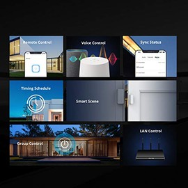 Sonoff Basic R2 Smart Switch, Funciona con Alexa, Dispositivos Inteligentes para el hogar Funciona con Google Home, no Requiere concentrador (Paquete de 2)
