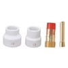 4PCS TIG Gas Lens Kit TIG Welding Torch Consumables Cup