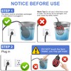 KNEOYR 500W De-icer Submersible Bird Bath Heater - Ideal for
