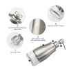 Gaussra 2 Pack Soap Dispenser with Coaster and Stickers, Stainless