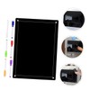 Parliky 1set Magnetic Weekly Planner Board Erasable Whiteboard Chalk Marker